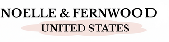Noelle & Fernwood logo with 'UNITED STATES' text on a white background